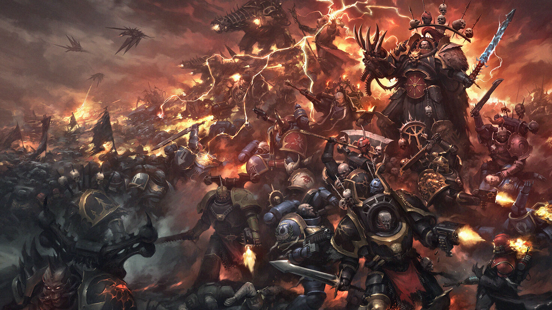 Chaos Space Marines and the Dark Gods