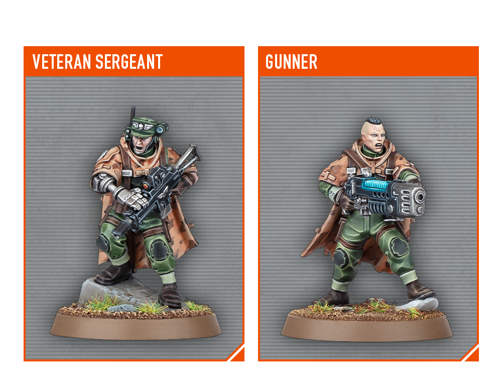 Spectre Squad, the veteran Cadian kill team