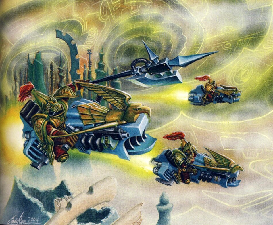 The Custodes Support Battle Group Puts a Pallas in Plastic. In the Lore It Replaced Two Older Vehicles.
