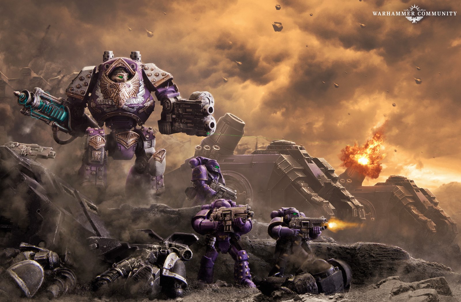 The Emperor's Children Black Book That Never Shipped Has an Imperial Fists Honour Guard in It