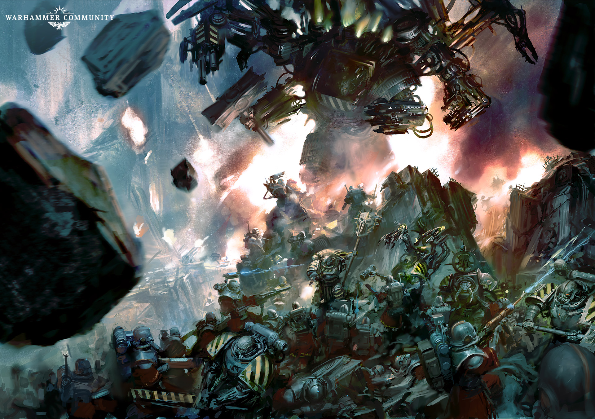 Iron Warriors advance under the shadow of Daemon Perturabo