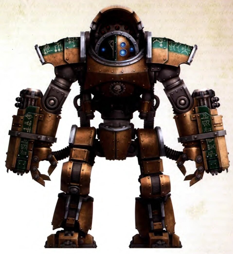 A Zhao-Arkhad pattern Domitar battle-automaton in bronze and green livery